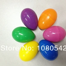 Однотонные пластиковые яйца пасхальное яйцо для подарка 4,8x3,2 см 50 шт./партия