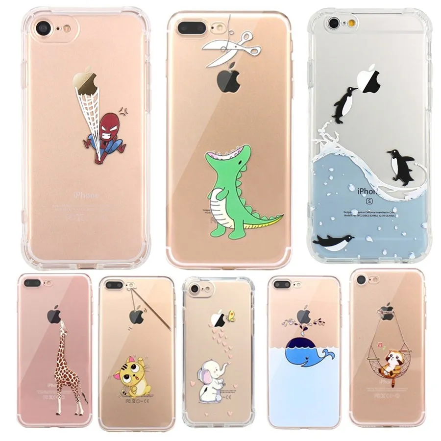 Phone Cases For iphone 8plus case luxury brand dinosaur