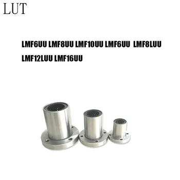 

4PCS LMF8UU LMF10UU LMF6UU LM12UU LM8LUU LMF12LUU LMF16UU LMF20UU 8mm flange linear ball bearing for 8mm linear shaft CNC parts