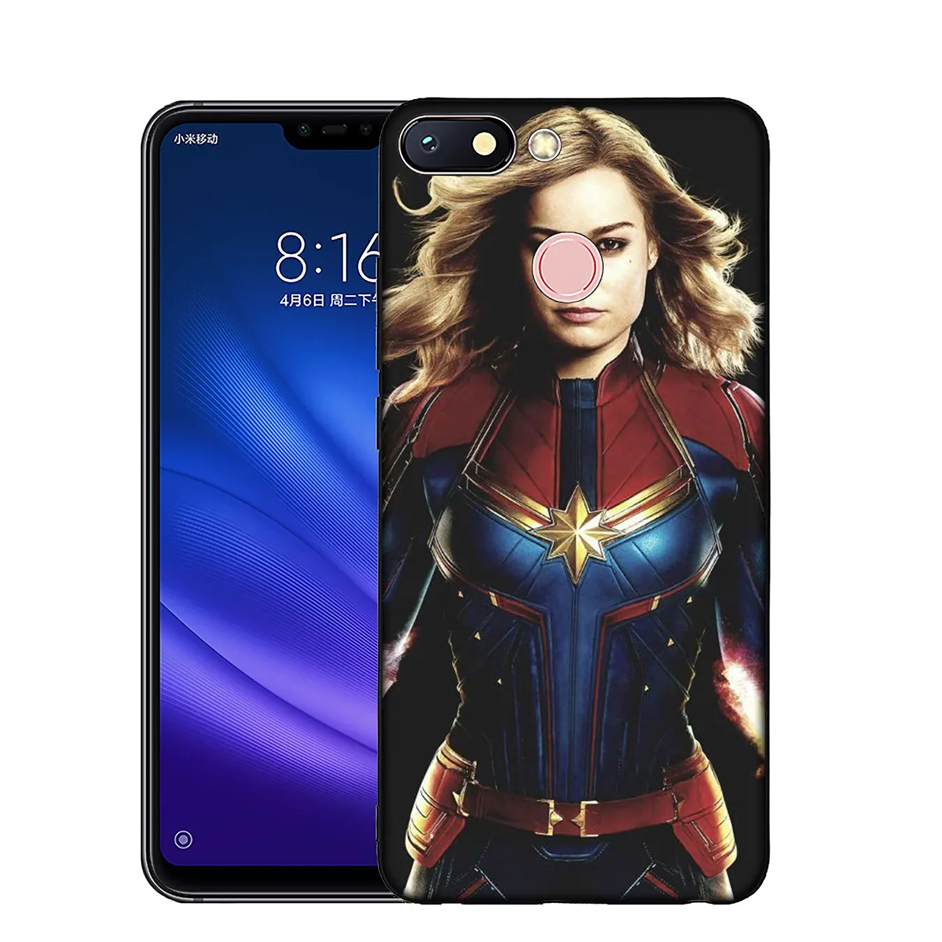 IYICAO Captain marvel Colorful Soft Silicone Case for Xiaomi Mi 9 8 A2 Lite A1 6 pocophone f1 MAX 3 mi9 mi8 mia2