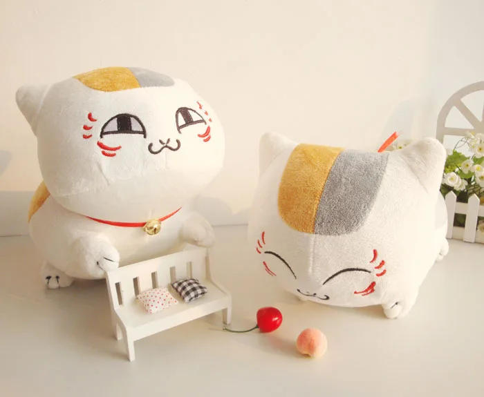 

J.G Chen Free Shipping 22CM Cute Natsume Yuujinchou Nyanko Sensei White Cat Plush Toys Girls Toys Christmas Gifts