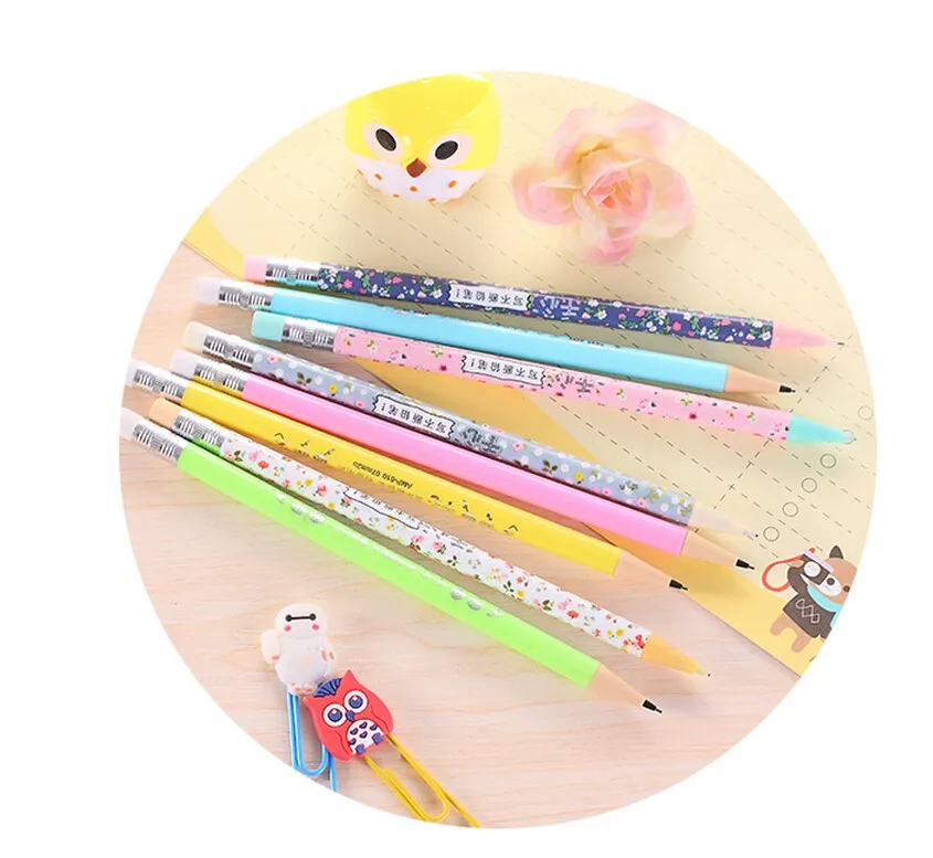 24 шт./партия, 0,7 мм, карандаш для конфет и цветов, резка, механические карандаши, Эсколар, ручки для письма, школьные принадлежности