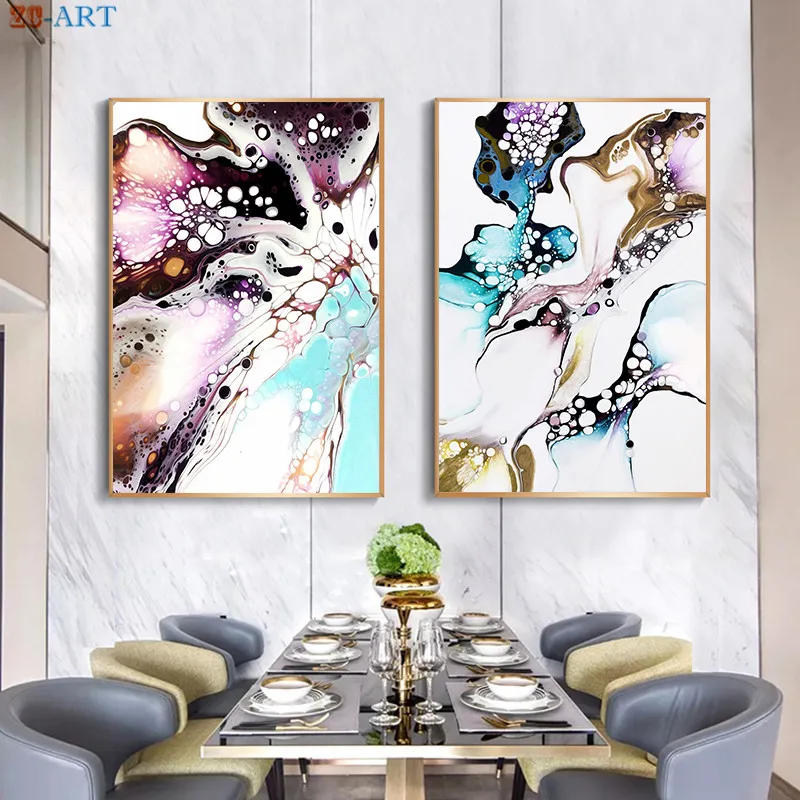 

Abstract Paintings on The Wall Art Colorful Canvas Painting Large Posters and Prints Wall Pictures for Living Room Nordic Decor
