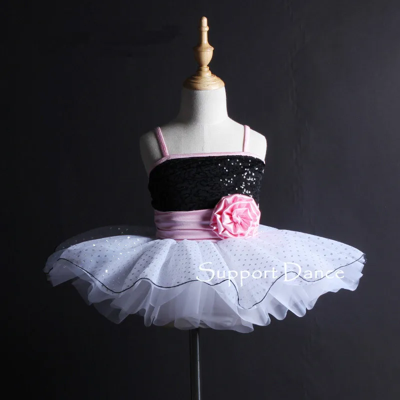 Обувь для девочек блесток лифчик балетная пачка платье для женщин элегантный цветок костюм выступления поддержка танцы C181