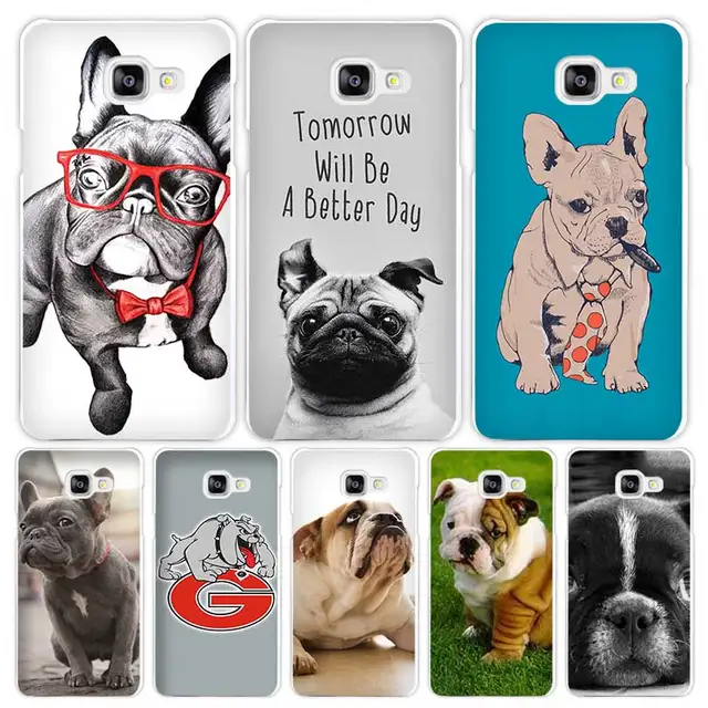 coque bouledogue samsung a10