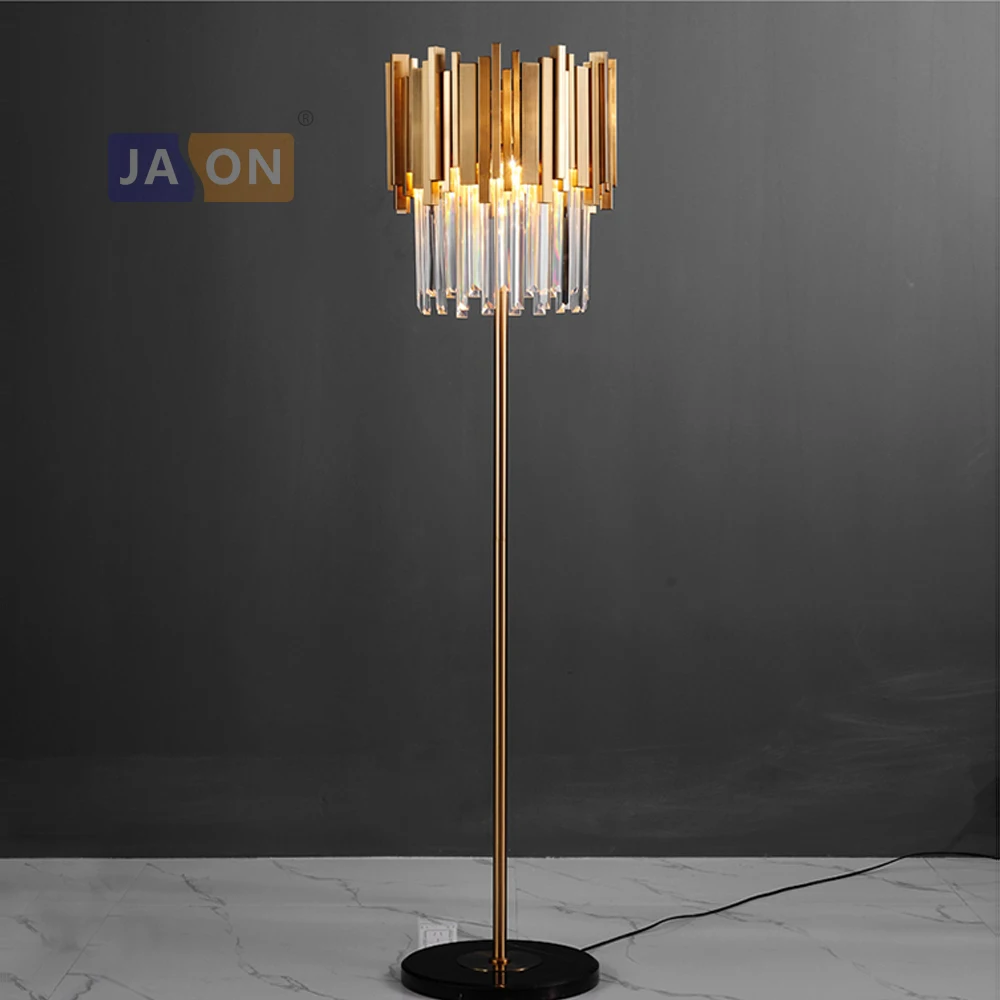 

led e14 Nordic Iron Marble Crystal Designer LED Lamp LED Light LED Floor Lamp Floor Light For Foyer Dinning Room Bedroom Store