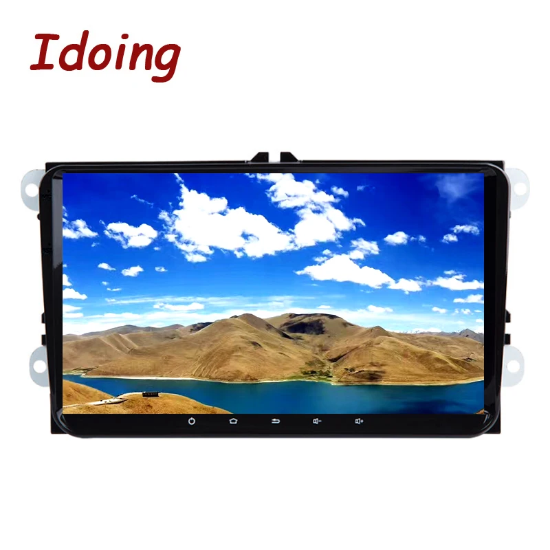 Idoing 9 &quot2Din автомобильный Радио GPS мультимедийный плеер Android8.0 для VW Skoda Seat IPS экран