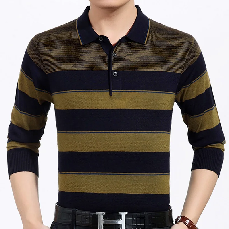 brand new casual social striped pullover men sweater shirt jersey clothing pull sweaters mens fashion male knitwear 318