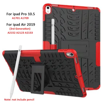 

Shockproof Protective Shell For iPad Pro 10.5 A1701 A1709 Tablet Cover For ipad Air 3 2019 A2152 A2123 A2153 10.5'' Stand Case