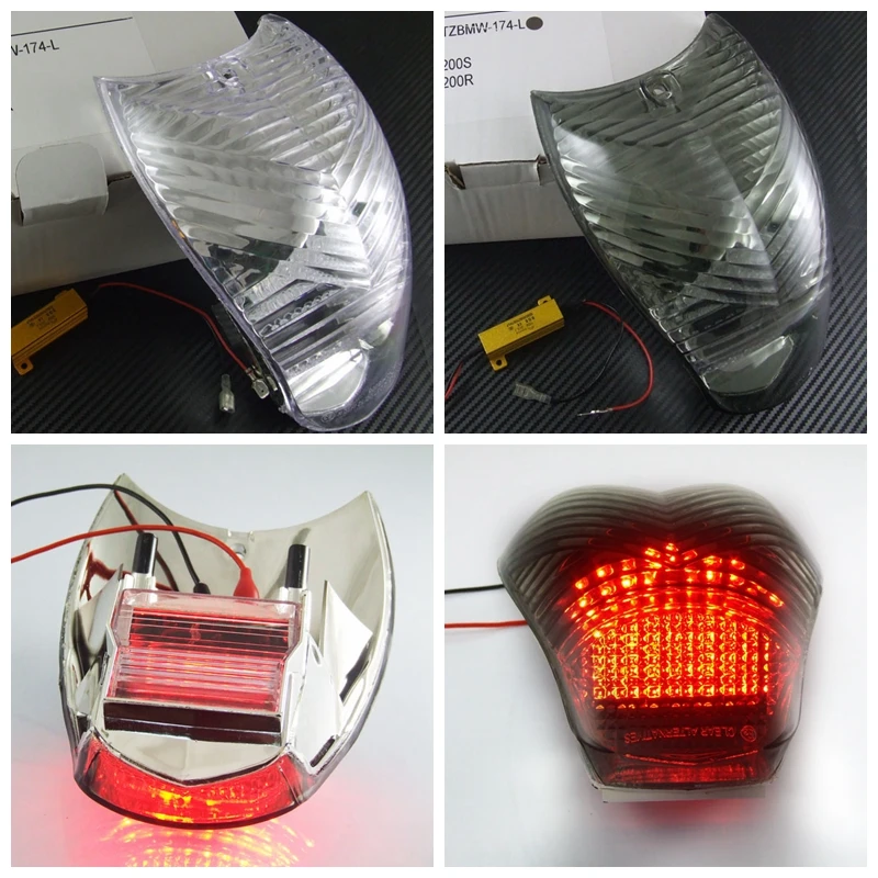 

Motorcycle LED Turn Signal Tail Light Taillight For BMW K1200S K1200R
