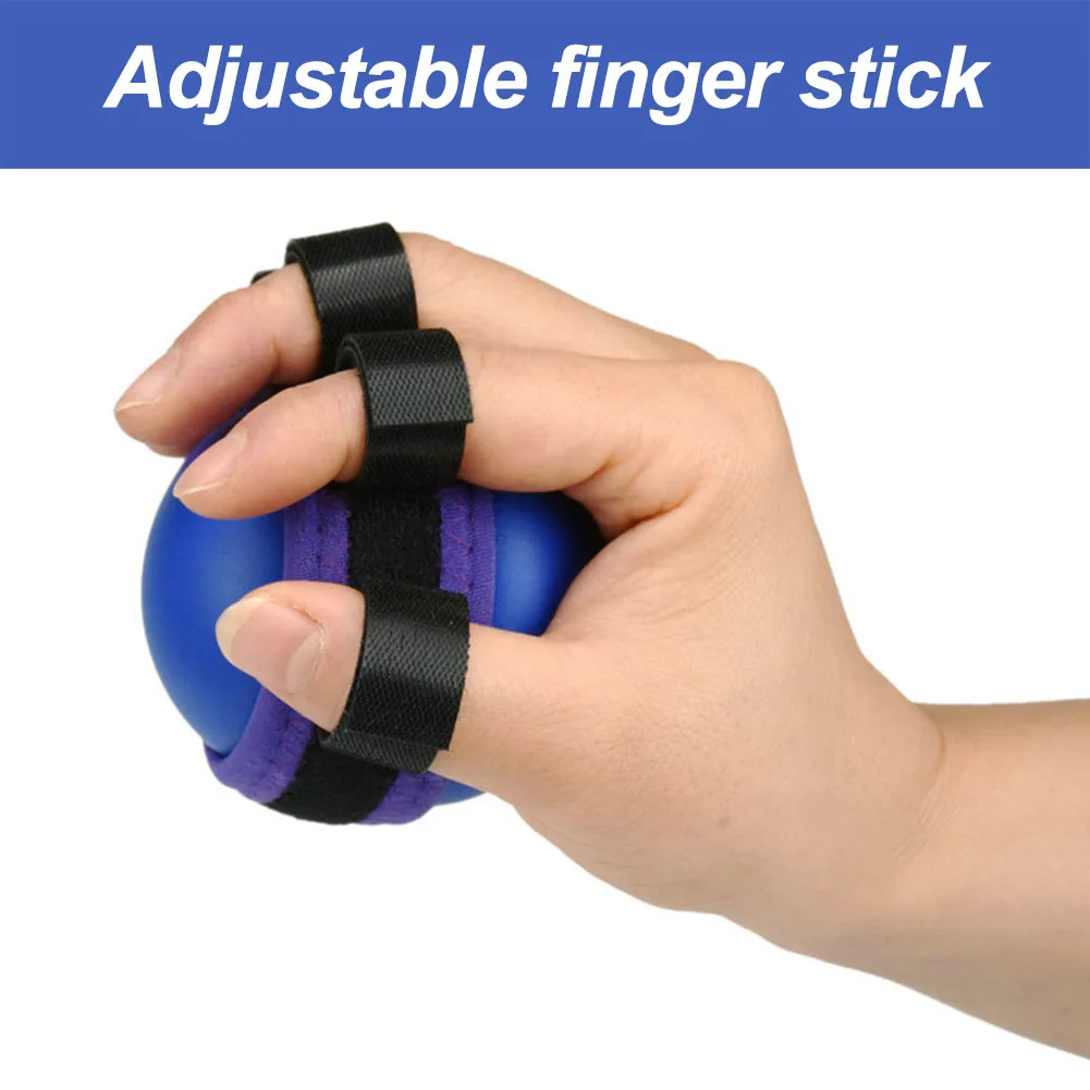 Пять держатель для пальцев шаровая рука мышцы для пауэрлифтинга фитнеса тренировочная резина мяч сила запястья восстановление