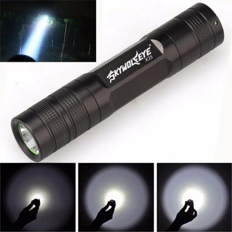 SKYWOLFEYE E502 800LM Q5 LED Light 3 Modalà Flash Torcia - Foto 4