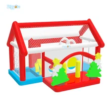 PVC Inflatable Trampoline Castle Commercial Bouncy Castles with Obstacle Course