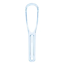 Модный очиститель языка плохой дыхание скребок для рук щетка силикатная ручка гигиена полости рта Уход Чистка Небесно-Голубой