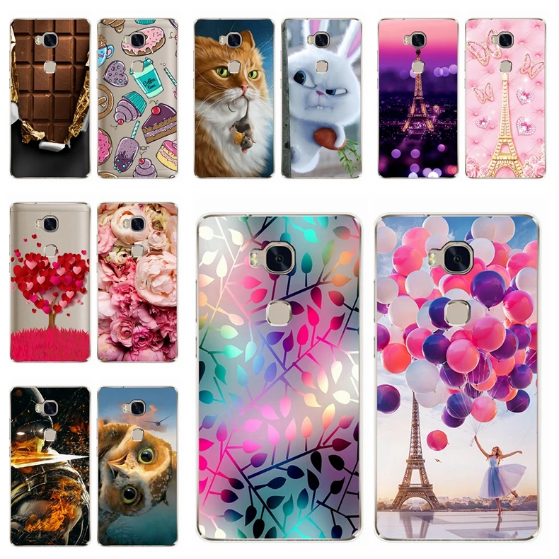 

For Huawei Honor 5X Case Soft TPU Cover For Huawei Honor 5 X GR5 Silicone Protective Case For Huawei honor5X Phone Cover