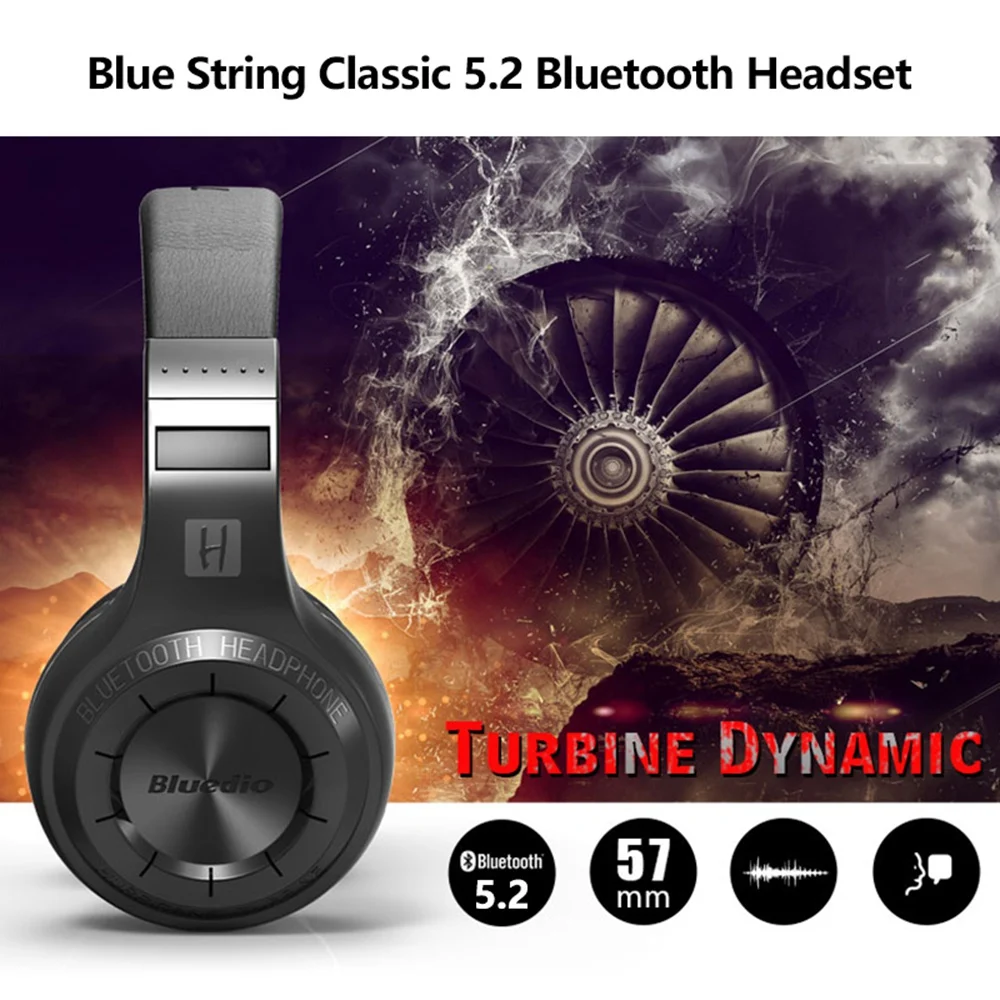 Bluedio HT Bluetooth Headset,Bluetooth Wireless 4. 1 Stereo Gaming High-fidelity Music Earphones Earphones Headset with Mic