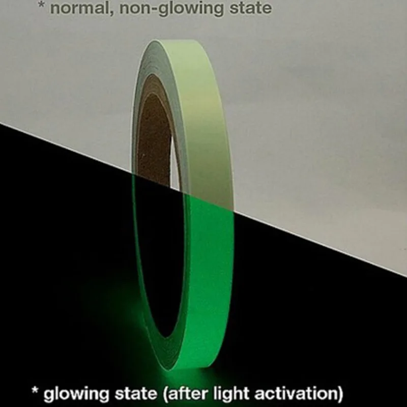 

12mm*3M/25mm*3M/Roll Bright Green Sticker Motorcycle Car Luminous Tape Strip Decal PVC VS998