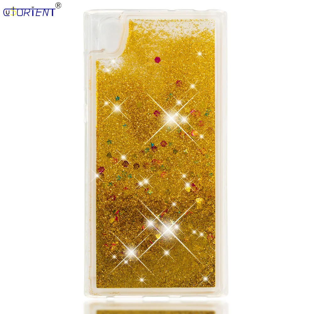 

CUSORIENT Phone Funda For Sony Xperia L1 Dynamic Liquid Quicksand Fitted Case G3312 G3313 G3311 Soft Silicone TPU Bumper Cover