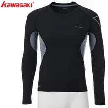 Кавасаки мужские Длинные рукава беговые колготки дышащие фитнес спортивные пальто с капюшоном тренажерный зал фитнес-плотно для мужчин RT-T1010