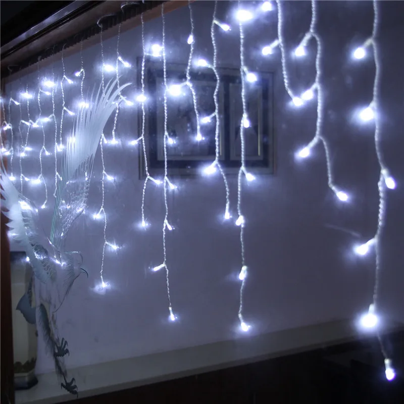 

Decorative LED Curtain String Light 10x1m 220V Fairy Christmas Party Holiday Wedding Garland Waterproof Garden Outdoor Home Lamp