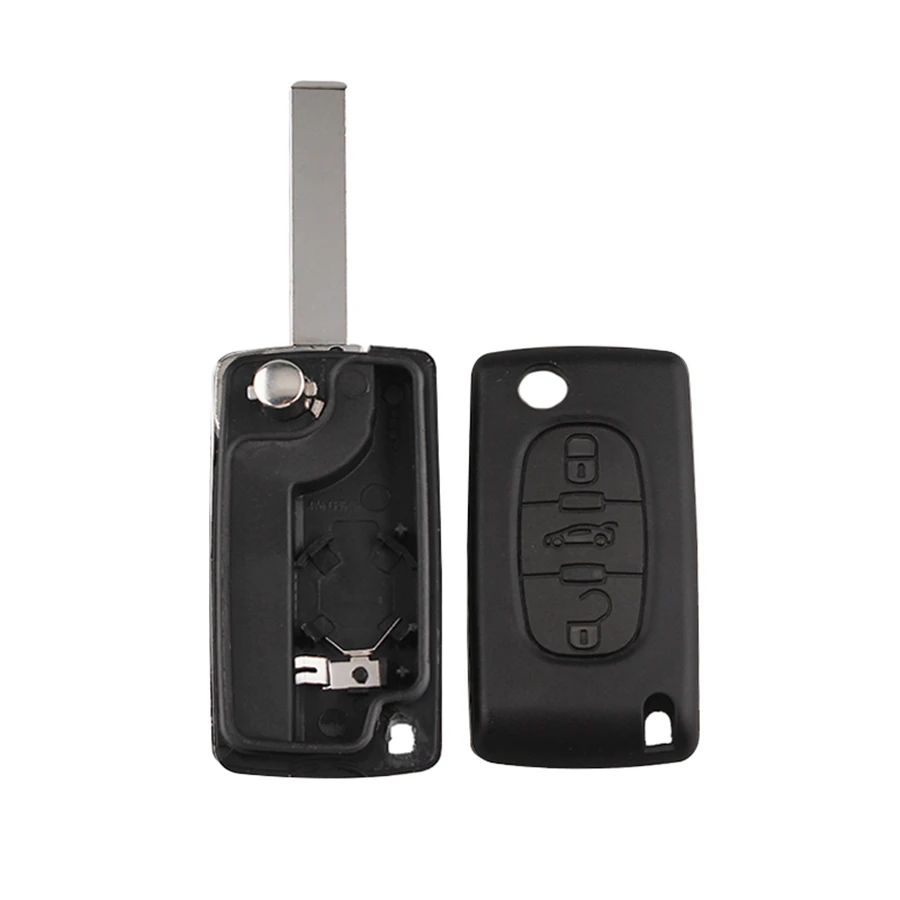 

CE0536 models flip remote key 3 Button 434mhz HU83 for Citroen C3 C4 C5 key remotely