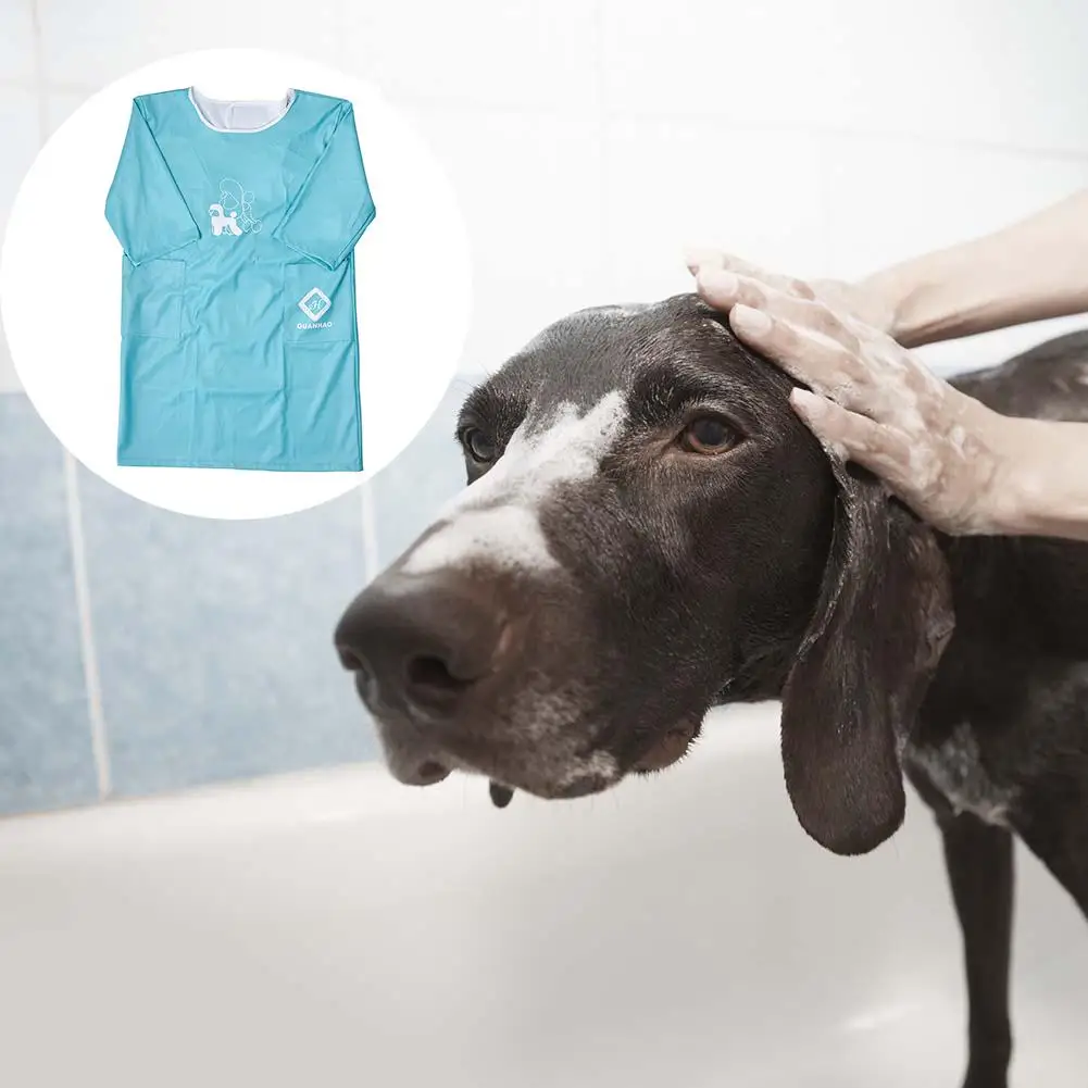 

Aesthetic Practical Waterproof And Comfortable Medium Sleeve Pet Apron Beauty Gown Pet Dog Life And Cleaning Products Wholesale