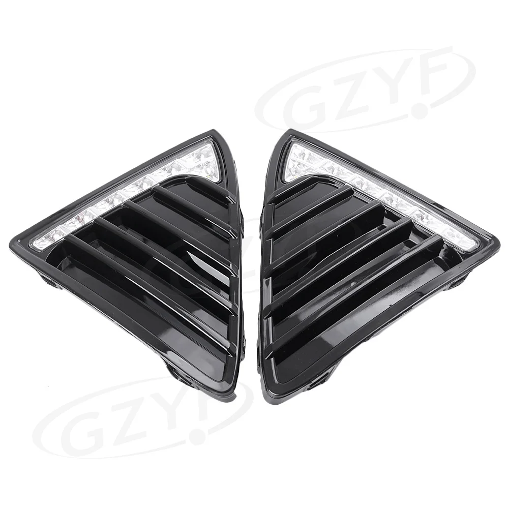 LED Daytime Running Lamp Fog Light Replacement Kit For Ford Focus 2011 2012 2013 2014 Pair
