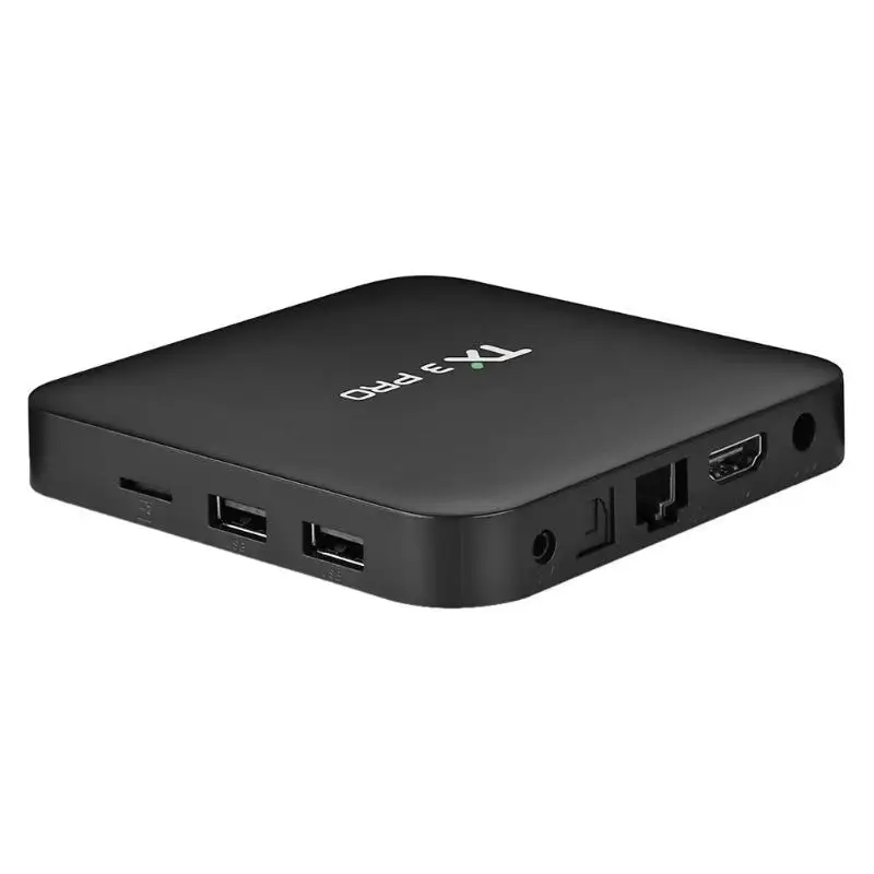 TANIX TX3 PRO Android 7,1 Smart ТВ Box Amlogic S905W 4 ядра 2,4G Wi-Fi 4 K H.265 телеприставки Media Player