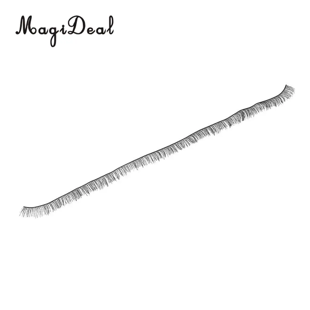 10 Pieces Girl Dolls Curly False Eyelashes Strips For BJD Dolls Makeup Accessory 18cm Length