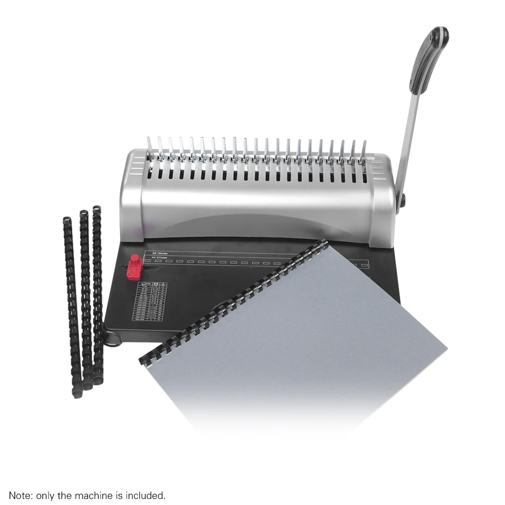 ورقة a4 الموثق 21 ثقوب آلة تجليد آلة تجليد الناخس 12 ورقة أدوات اللكم 450 صفائح ملزم مكتب المنزل a5 a6 7