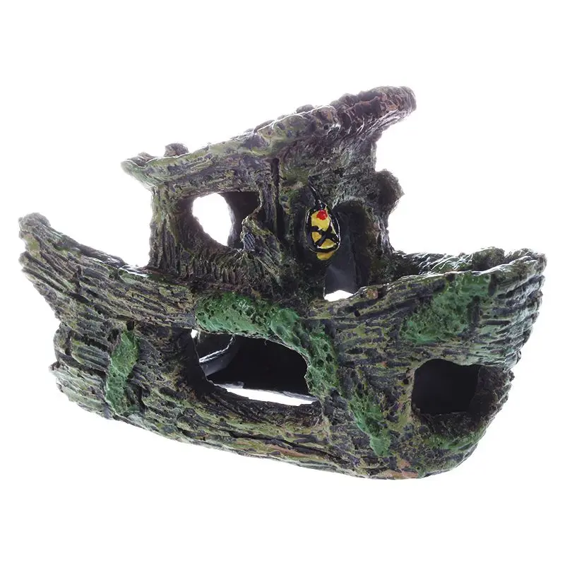 

TOP!-Aquarium Decoration Rock Grotto Cave Fish Tank Terrarium Decoration Shape 88x150mm