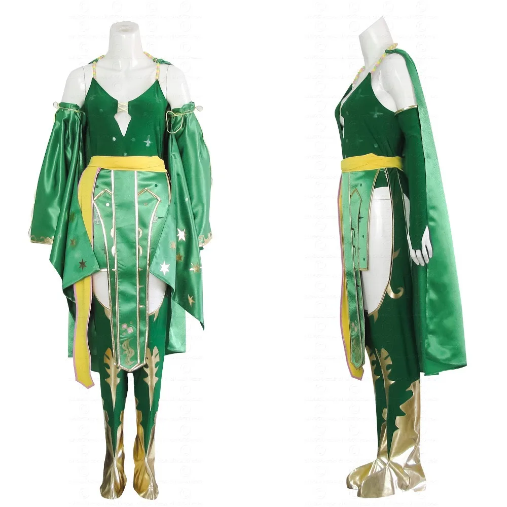 Final Fantasy cos clothing Rydia cosplay costume Final Fantasy Clothing