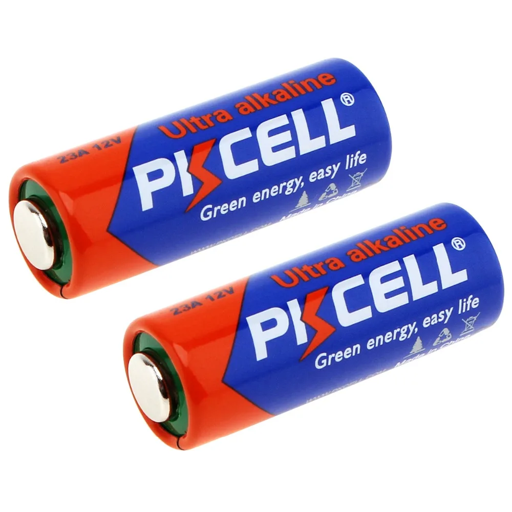 10 шт./лот PKCELL 23A щелочные батареи 12V Батарея 23 A23 MN21 23AE L1028 MS21 V23GA VR22 N главным образом высушите Батарея батареи для дверного звонка