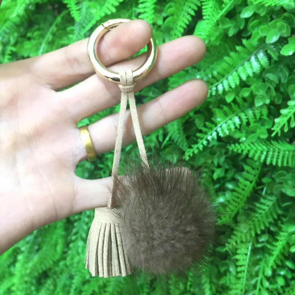 mink fur pompom tassle 5