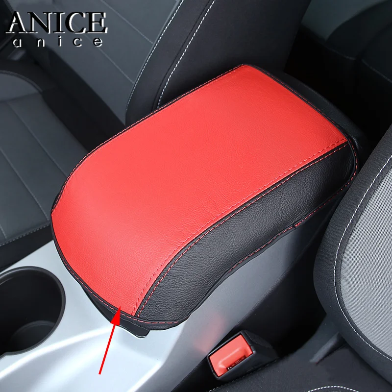 

Top Leather Front Center Armrest Box Cover fit For Ford ESCAPE KUGA 2013-2016