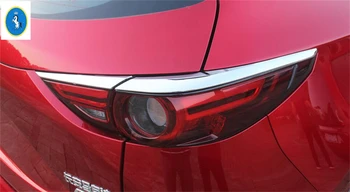 

Yimaautotrims Chrome Rear Tail Lights Lamp Eyelid Lid Eyebrow Cover Trim Exterior Fit For Mazda CX-5 CX5 2017 2018 2019 2020 ABS