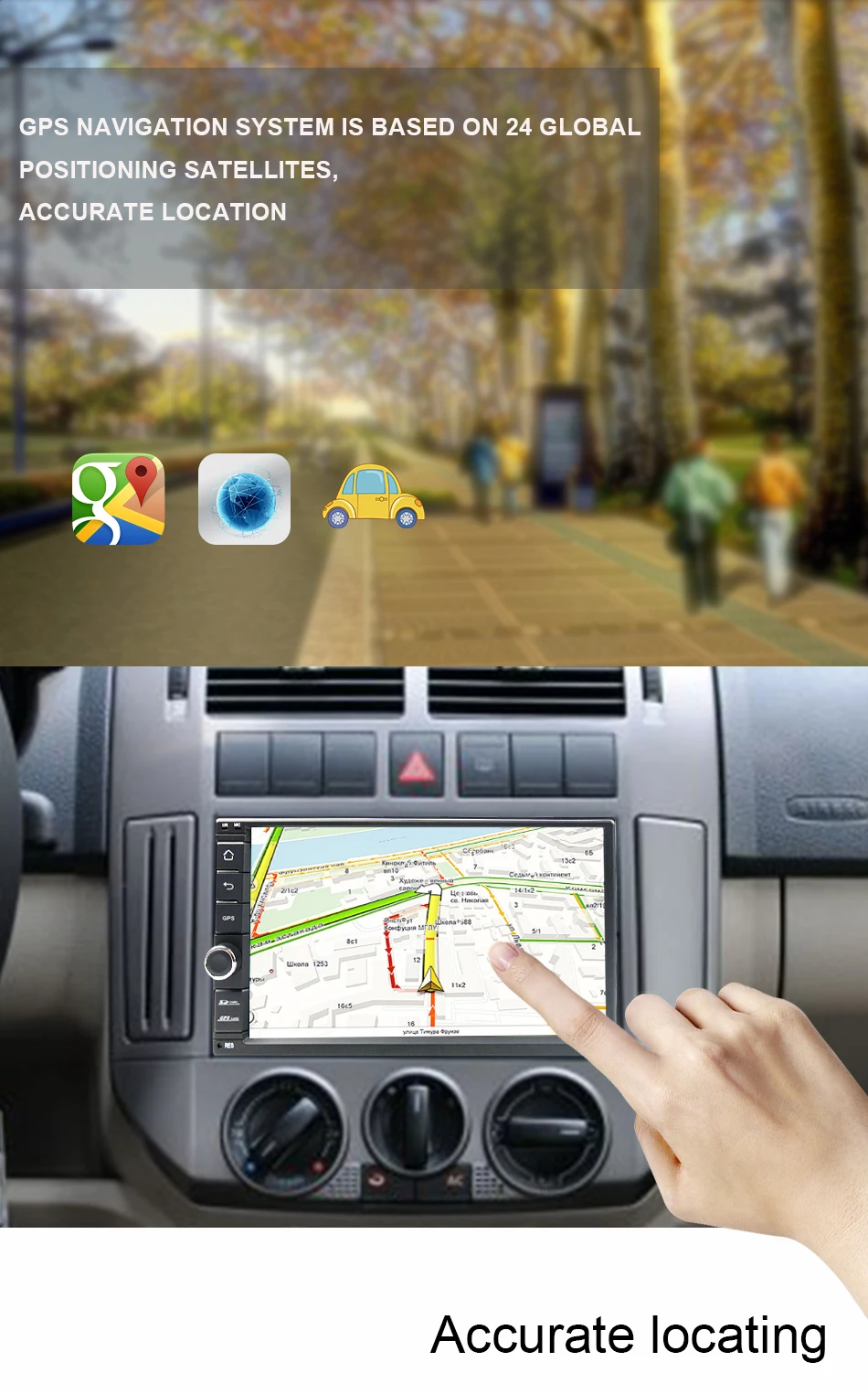Clearance Eunavi Universal 2 din Quad core 7