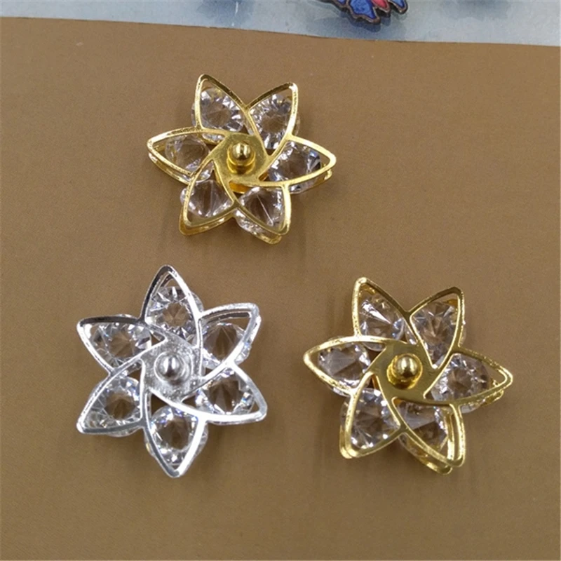 Buy 10Pcs 21MM Crystal Charms Star Wholesale Filigree