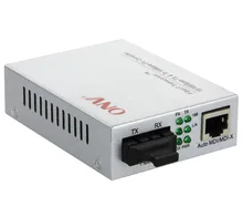 0/100 M Conversor de Mídia Única Porta de Alta Potência PoE com Porta De Fibra SC. compatível com IEEE802.3at (25.5 W)