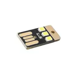 1 шт. практичный карман карты лампа светодиодный мини брелок светодиодный освещения Портативный USB Мощность Белый Новый Novetly