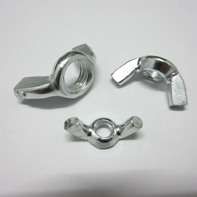 10pcs Lot Metric fil DIN315 M10 en acier inox 304 papillon Nuts