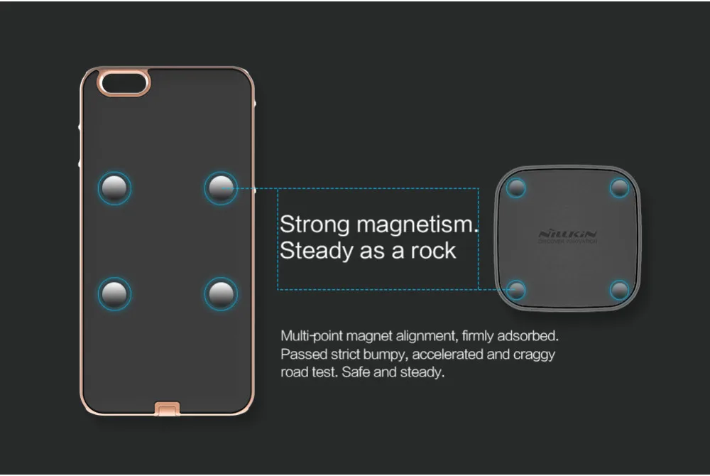Nillkin 2 в 1 Qi беспроводной зарядный приемник для Iphone 7 Iphone7 чехол Беспроводное устройство