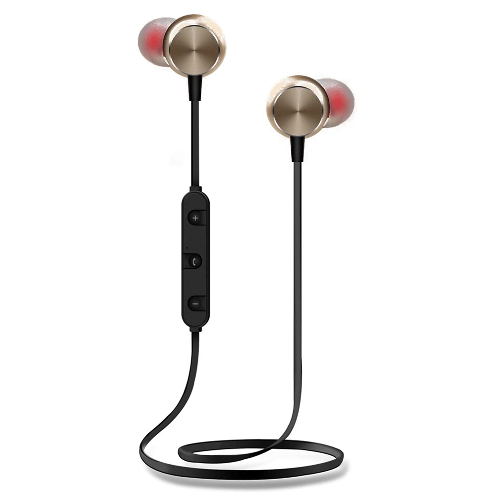 50 шт. qijiagu беспроводные Bluetooth наушники BT08 спортивные Металлические Магнитные