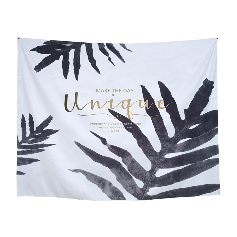 

Arts Hanging Plants Pattern Home Decor Decorative Banana Leaf Printing Wall Tapestry Yoga Beach Towel 02
