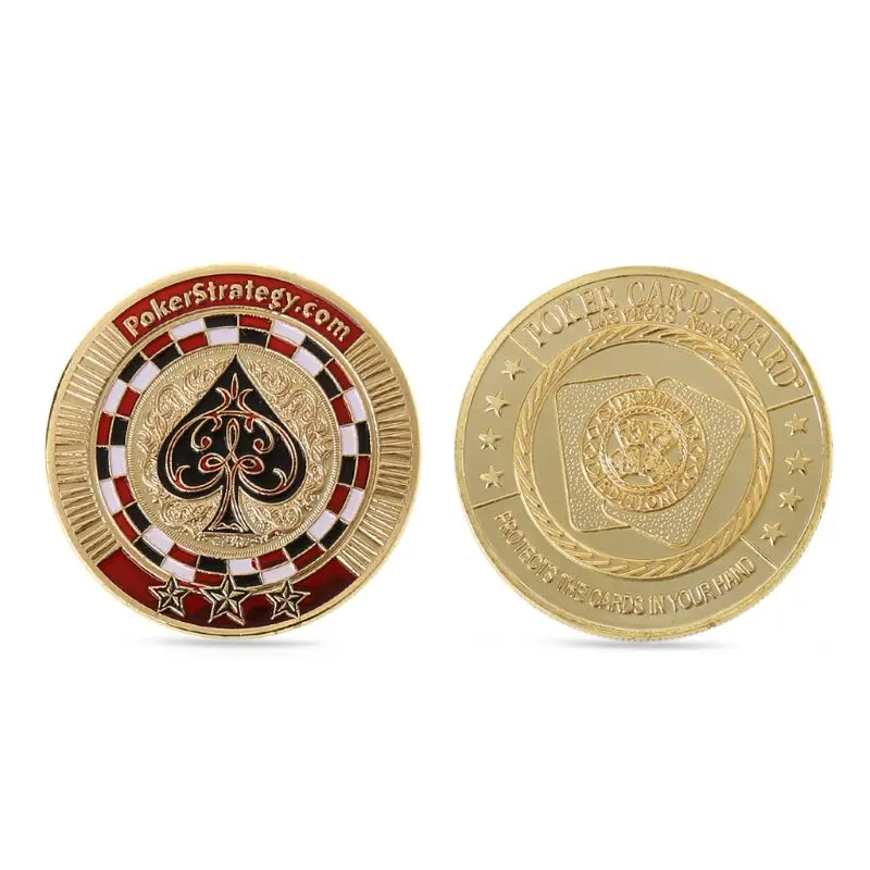 Металлические банкиры Пресс карты покерные фишки Техасский Холдем сувенирные памятные монеты - Цвет: Светло-серый