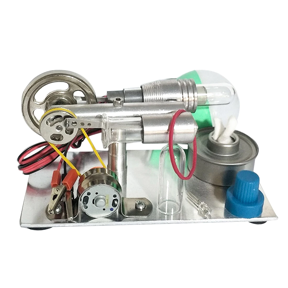 

Free Shipping Single Cylinder Stirling Engine Model With Bulb 4th Model Kit With High Quality- Random Bulb Color