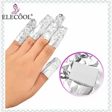 100 шт. набор для снятия замачивания ногтей профессиональный Алюминий фольга УФ-Полировка обертывания гелевые инструменты для ногтей быстро легко очищающий набор TSLM2