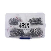 Авто замок для тихих перемещений, ключ для ремонта аксессуары TOY43 Автомобильный Замок Рид Стопорная пластина слесарный инструмент для TOYOTA