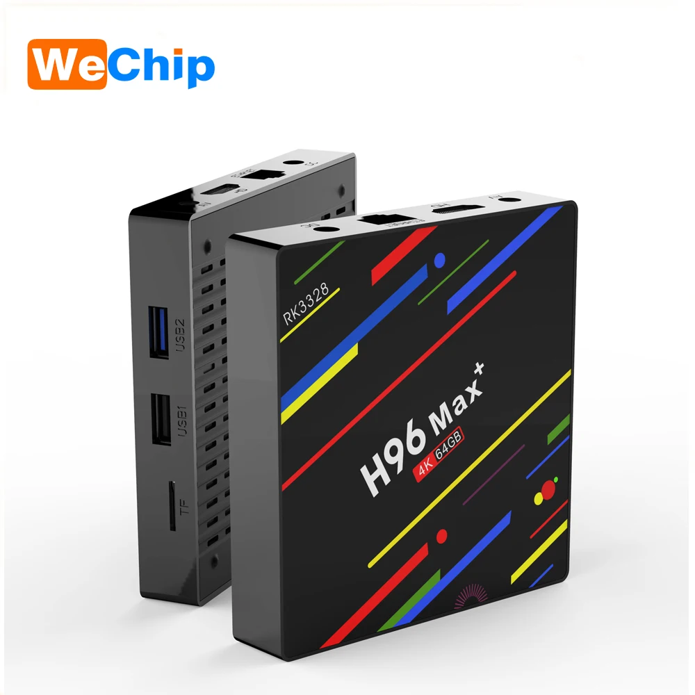 

H96 MAX Plus Android 9.0 TV Box 4G 64G 32G RK3328 2.4G+5G Dual Wifi 4K HD USB 3.0 Set Top Box 2G 16G Youtube Ott Media Player