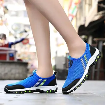 

Sneakers men casual shoes 2019 summer autumn breathable mesh couple shoes men sneakers slip-on flats man shoes